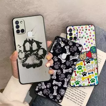 Чехол для телефона «Собаки-девочки» «Лучшие друзья с собачьей лапой» для Samsung Galaxy A40 A10s A20e A03 Core A04 A02s A02 A01 A03s A04s A50 Samsung A10