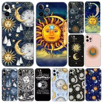 Чехол для телефона «Солнце и луна» для iPhone Samsung Galaxy Redmi Xiaomi Oppo OnePlus Note SA 7 8 9 10 11 12 13 14 20 21 22 23 53 54 Pro Max Ultra TPU Soft iPhone 6 or 6S