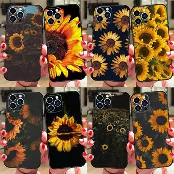 Чехол для телефона «Солнечный подсолнух» для iPhone Samsung Galaxy Redmi Xiaomi Oppo OnePlus Note SA 7 8 9 10 11 12 13 14 20 21 22 23 53 54 Pro Max Ultra TPU Soft iPhone 6 or 6S