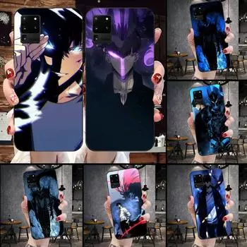 Чехол для телефона Solo Leveling Igris для Samsung Galaxy S6 S7 S8 S9 S10 S21 S22 Plus Ультрамягкий черный чехол для телефона Galaxy S30