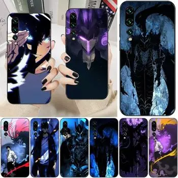 Чехол для телефона Solo Leveling Igris для Huawei P50 P40 P30 Pro Lite P Smart 2021 2019 Magic 3, мягкий черный чехол для телефона Huawei P50