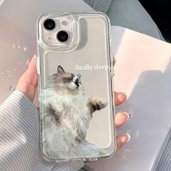 Чехол для телефона Space для iPhone 11 13 XR 15 Pro Max 12 16 Pro Max для iPhone 14 7 8 Plus XS Max Samsung A15 A55 A05 Redmi 12 13C 13 9 Huawei Mate 30 40 iPhone 15 белый