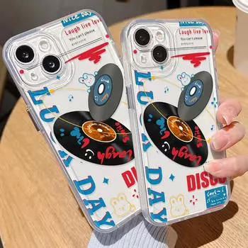 Чехол для телефона Space для iPhone 11 13 XR 15 Pro Max 12 16 Pro Max для iPhone 14 7 8 Plus XS Max Samsung A15 A55 A05 Redmi 12 13C 13 9 Huawei Mate 30 40 iPhone 15 белый