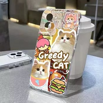 Чехол для телефона Space для iPhone 11 13 XR 15 Pro Max 12 16 Pro Max для iPhone 14 7 8 Plus XS Max Samsung A15 A55 A05 Redmi 12 13C 13 9 Huawei Mate 30 40 iPhone 15 белый