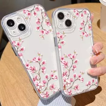 Чехол для телефона Space для iPhone 11 13 XR 15 Pro Max 12 16 Pro Max для iPhone 14 7 8 Plus XS Max Samsung A15 A55 A05 Redmi 12 13C 13 9 Huawei Mate 30 40 iPhone 15 белый