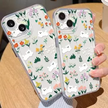 Чехол для телефона Space для iPhone 11 13 XR 15 Pro Max 12 16 Pro Max для iPhone 14 7 8 Plus XS Max Samsung A15 A55 A05 Redmi 12 13C 13 9 Huawei Mate 30 40 iPhone 15 белый