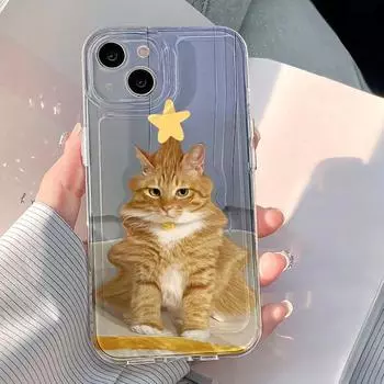 Чехол для телефона Space для iPhone 11 13 XR 15 Pro Max 12 16 Pro Max для iPhone 14 7 8 Plus XS Max Samsung A15 A55 A05 Redmi 12 13C 13 9 Huawei Mate 30 40 iPhone 15 жёлтый