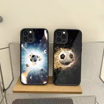 Чехол для телефона «Спортивный футбол» для Iphone 14 13 12 11 Pro Max Mini 7 6 6s 8 Plus X Xr Xs Se 2020 Fundas Shell PC TPU Cover iphone 12 pro