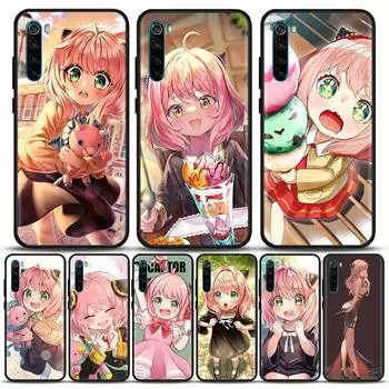 Чехол для телефона Spy X Family для Xiaomi Redmi 9 9C NFC 9T 10 10C 6 7 8 A K40 K50 Pro Plus с мягким чехлом и милой девушкой Anya Forger Anime Redmi 6