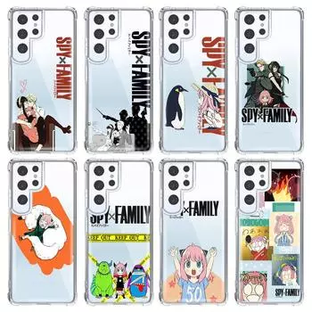 Чехол для телефона Spy X Family с аниме Манга для Samsung S10 S20 Fe S21 S22 S8 S9 Plus S21ultra S22ultra, противоударный мягкий чехол, чехол-капа Samsung S21Ultra