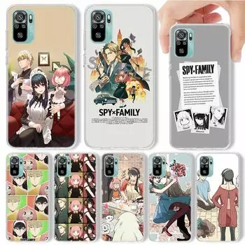 Чехол для телефона SpyFamily Anime для Xiaomi Redmi 9 9A 9C 9T 10 10A 10C 8 8A 7 7A 6 6A S2 K20 K40 Pro, мягкий силиконовый чехол Redmi 9