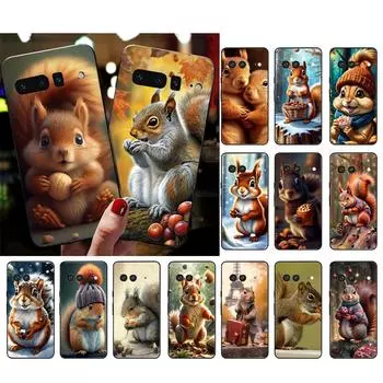 Чехол для телефона Squirrel для Google Pixel 8 7 Pro 7A 7 6A 6 Pro Pixel 8A 4A 3A 4 XL Pixel 5 6 4 3 3A XL Google Pixel 7a