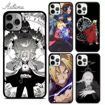 Чехол для телефона «Стальной алхимик Эдвард Элрик» для iPhone 11 12 13 14 Pro Max mini XR XS SE 2020 6S 7 8 Plus Samsung S21 S22 iPhone 6plus