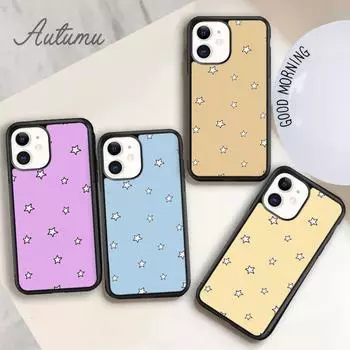 Чехол для телефона Stars для iPhone 11 12 13 14 Pro Max mini X XR XS SE 2020 5 6S 7 8 Plus Samsung Galaxy S21 S22 Cover shell iPhone 6plus