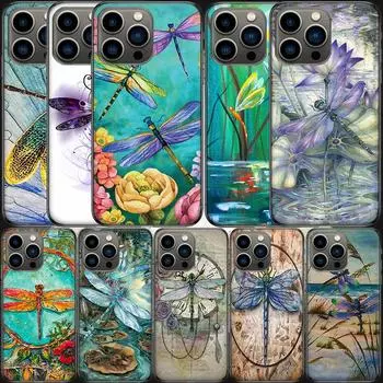 Чехол для телефона «Стрекоза» для Apple Iphone 15 13 12 11 14 Pro Max Mini Cover SE 2020 X XS XR 8 7 6 6S Plus 5 5S Coque для Apple iPhone 12 (12Pro)