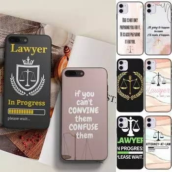 Чехол для телефона студента-юриста, юриста, судьи Fundas, чехол для Iphone 6 6s 7 8 Plus Xr X Xs 11 12 13 Mini Pro Max iphone 11