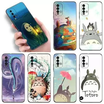 Чехол для телефона Studio Ghibli Totoro для Xiaomi Redmi Note 5 6 9T K20 K40 K50 Pro 7A 8A 9A 9C 9i 10A 10C A1 S2 Мягкий черный чехол из ТПУ Redmi Note 5(Pro)