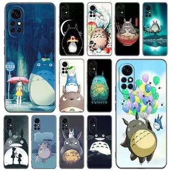 Чехол для телефона Studio Ghibli Тоторо для Huawei Honor 60 50 SE 30S Mate 30 20 10 Lite 40 Nova 9 8 Pro Y60 8i 7i 7SE 5T Премиум-чехол Huawei Nova 5T