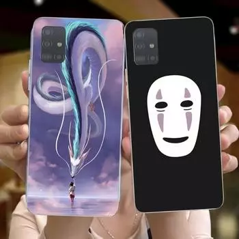 Чехол для телефона Studio Ghibli «Унесенные призраками она» для Huawei P50 P40 P30 Pro Mate 40 30 Pro Nova 8 8i Y7P Honor, прозрачный чехол для телефона Huawei P50 Pro