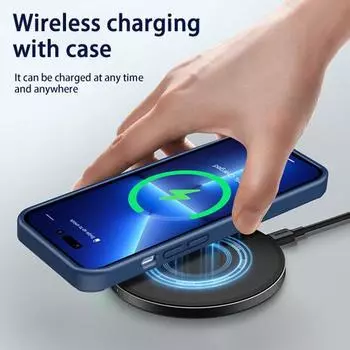 Чехол для телефона, супермягкий дизайн с краями из ТПУ, матовый, точные вырезы, амортизирующая отделка, защита от царапин, цветной телефон с защитой от отпечатков пальцев for iPhone 14 Pro матовый черный