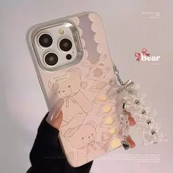 Чехол для телефона Sweetheart Ballet Bear для телефона 11/12/13/14/15 15promax