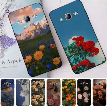 Чехол для телефона «Свежие цветы» для Samsung Note 9 10 20 Plus Pro Ultra J6 J5 J7 J8, мягкий черный чехол для телефона Galaxy Note20