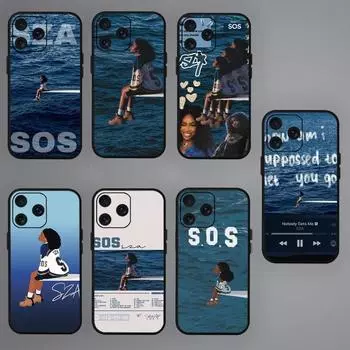 Чехол для телефона Sza Singer SOS для Xiaomi 10 12 Poco M3 X3 Nfc Redmi 10 11S Lite Ultra 4G 5G черный мягкий чехол RedmiNote9pro4g