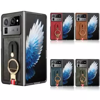 Чехол для телефона Tecno Phantom V Fold2/Phantom V Fold, ремешок на запястье, противоударный защитный чехол-бампер for Tecno Phantom V Fold2 чёрный