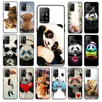Чехол для телефона Teddy panda Say Hi Love Heart для OPPO A74 A94 5G A3S A5 A5S A9 A12 A15 A15S A52 A53 A53S A72 A73 A91 5G, чехол OPPO A3S