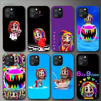 Чехол для телефона Tekashi 6ix9ine Sixnine 69 Rapper для Iphone 11 12 Mini 13 14 Pro Xs Max X 8 7 6s Plus 5 Se Xr Shell iPhone6