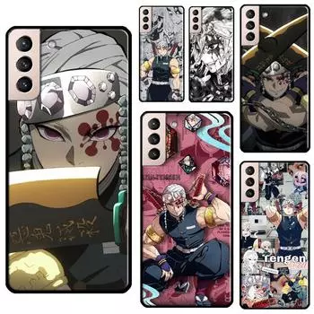 Чехол для телефона Tengen Uzui Kimetsu no Yaiba для Samsung Galaxy S22 Ultra S20 S21 FE S10 S10e S9 Note 10 Plus Note 20 Ultra Galaxy S8