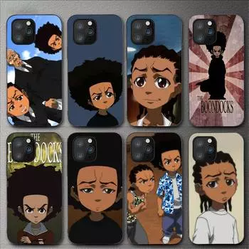 Чехол для телефона The Boondocks Anime для Iphone 11 12 Mini 13 14 Pro Xs Max X 8 7 6s Plus 5 Se Xr Shell iPhone8plus