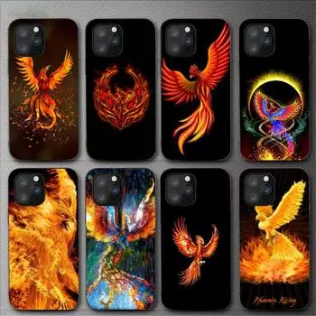 Чехол для телефона The Rising Fire Phoenix Bird для Iphone 11 12 Mini 13 14 Pro Xs Max X 8 7 6s Plus 5 Se Xr Shell iPhone12mini