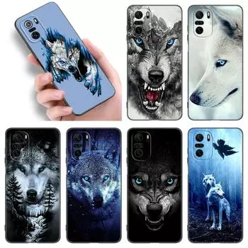 Чехол для телефона The Wolf Fierce для Xiaomi POCO F2 F3 M2 M3 M4 X3 X4 Pro NFC F4 GT 5G F1 X2 C3 C31 C40 M5S, мягкий черный чехол из ТПУ Xiaomi POCOphone F1