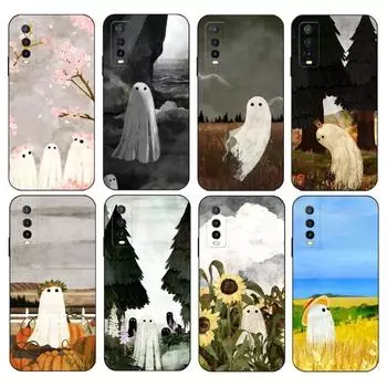 Чехол для телефона There SA Ghost для VIVO Y31 IQOO U5 U5x 9 V21e V23 Y31s Y73 X60 X70 X80 Y33s Y21 Y76 Y15s T1 Pro Plus VIVOY76 5G