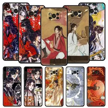 Чехол для телефона Tian Guan Ci Fu для Xiaomi Poco X5 Pro X4 X3 NFC F5 Pro F4 F3 GT M5 M4 Pro 5G M3 C51 C50 C55 Мягкий силиконовый чехол Poco F5