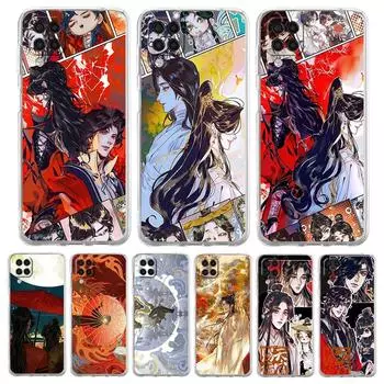 Чехол для телефона Tian Guan Ci Fu для Samsung Galaxy A13 A51 A71 A21S A12 A11 A31 A52 A41 A23 A53 A73 A32 5G A03S Прозрачный силиконовый чехол Samsung A23