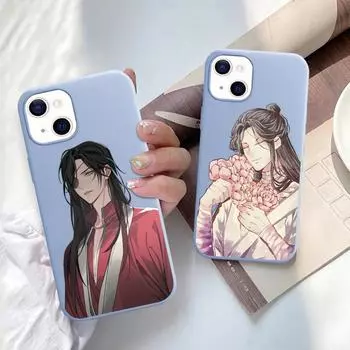 Чехол для телефона Tian Guan Ci Fu для iPhone 14 11 12 13 Mini Pro Xs Max 8 7 6 6S Plus X XR однотонный чехол ярких цветов iphone7or8