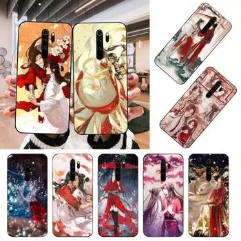 Чехол для телефона Tian Guan Ci Fu в китайском стиле для Xiaomi Mi 12 11T 10T 9T Lite Pro Ultra Note 10 Poco F3 F4 X4 GT, мягкий черный чехол для телефона Xiaomi 12 or 12X