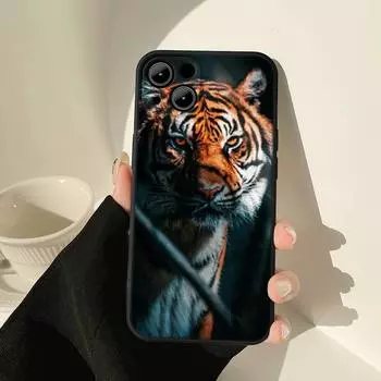 Чехол для телефона Tiger Leopard Animal King для iPhone 13 12 Pro 11 14 Pro Max X XR Mini XS MAX 7 8 plus 6s plus 2020 se, чехлы для телефонов iphone XR