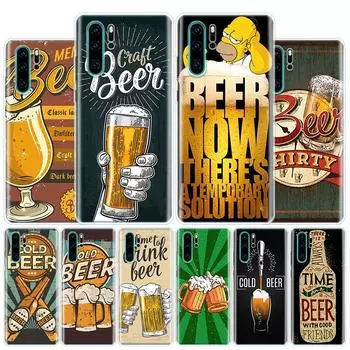 Чехол для телефона Time Drink Cold Beer для Huawei Y5 Y6 Y7 Y9S P Smart Z 2019 Honor 10 Lite 9 20 9X 8S 8X 8A Pro 7A 7X Coque Huawei Y5 2019