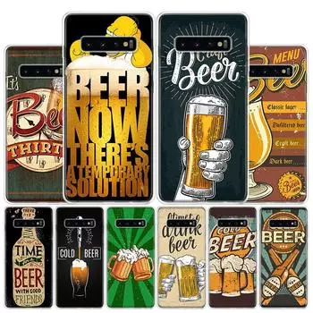 Чехол для телефона Time Drink Cold Beer для Samsung Galaxy A51 A71 A50 A70 A40 A30 A20E A10 A41 A31 A21S A11 A01 A6 A8 + A7 A9 Plu Samsung A51 4G