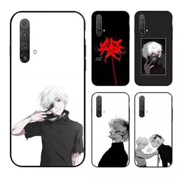 Чехол для телефона «Токийский гуль» для OPPO Find X5 X3 X2 A93 Reno 4 3 Pro A74 A72 A53, мягкий черный чехол для телефона OPPO Find X5
