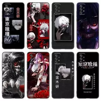 Чехол для телефона «Токийский гуль» с аниме «Канеки Кен» для Samsung A21 A30 A50 A52 S A13 A22 A32 4G A23 A33 A53 A73 5G A12 A31 A51 A70 A71 A72 Samsung A22 4G