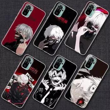 Чехол для телефона «Токийский вурдалак Канеки Кен» с аниме для Xiaomi Redmi Note 9s 8 11 9 10 Pro 10s 11s Note 9s 8Pro K40, чехлы с прозрачным чехлом Fundas Redmi Note 7