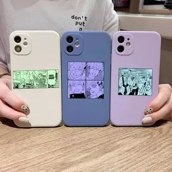 Чехол для телефона «Токио Мстители» для IPhone 14 11 12 13 Pro Max X XR XSMax 6 6S 7 8 Plus SE 2022, мягкий квадратный цветной чехол для телефона iPhone 14