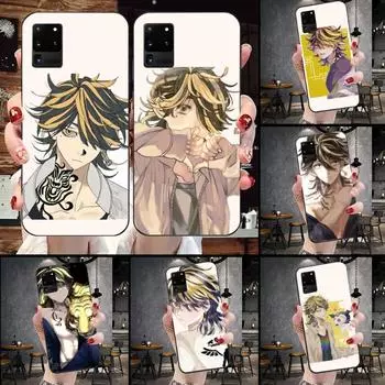 Чехол для телефона «Токио Мстители» с японским аниме для Samsung Galaxy S6 S7 S8 S9 S10 S21 S22 Plus, ультрамягкий черный чехол для телефона Galaxy S30