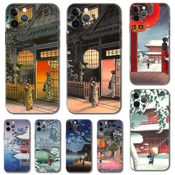 Чехол для телефона «Токио» в японском стиле для iPhone 5 5S 2020se 6 6s 7 8 plus x 10 XR XS 11 12 13 mini pro MAX, черная задняя крышка из ТПУ iphone 5 5S SE 2016