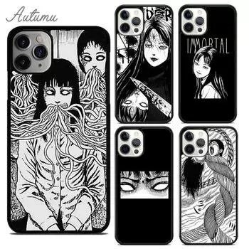 Чехол для телефона Tomie с изображением японского комикса ужасов Tomie Custom Eyes для iPhone 11 12 13 14 Pro Max mini XR XS SE 2020 6S 7 8 Plus Galaxy S21 S22 iPhone 6plus