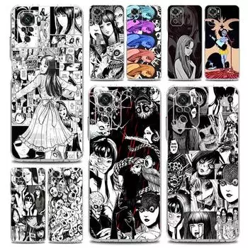 Чехол для телефона Tomie с японским аниме Tomie ужасов для Xiaomi Redmi Note 11 9S 9 8 10 Pro 7 8T 9C 9A 8A K40 Pro 11T 5G, мягкий прозрачный чехол Redmi Note 7